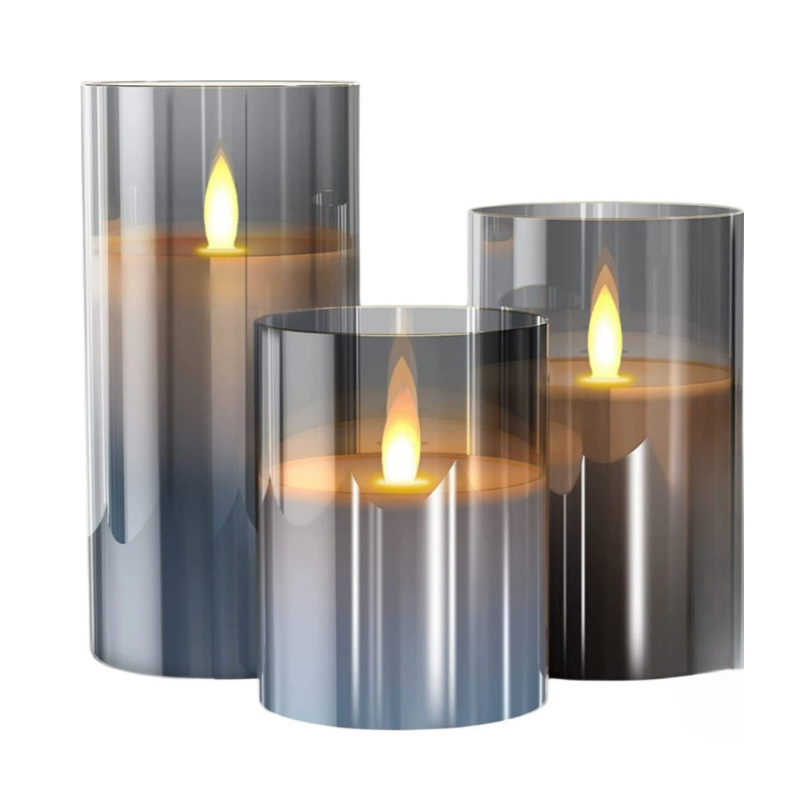 Realistisches elektrisches Kerzenset | Mit Fernbedienung & Timer | Flammenoptik | CozyLite