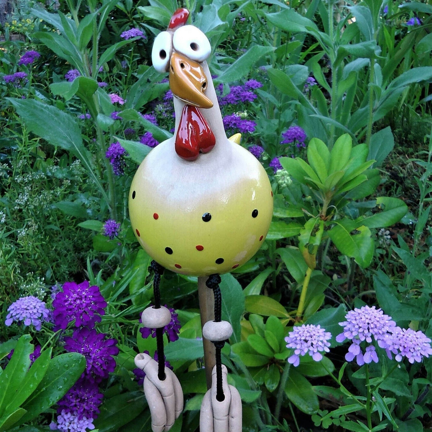 Chickorate | Verspielte Hühner-Gartendekoration