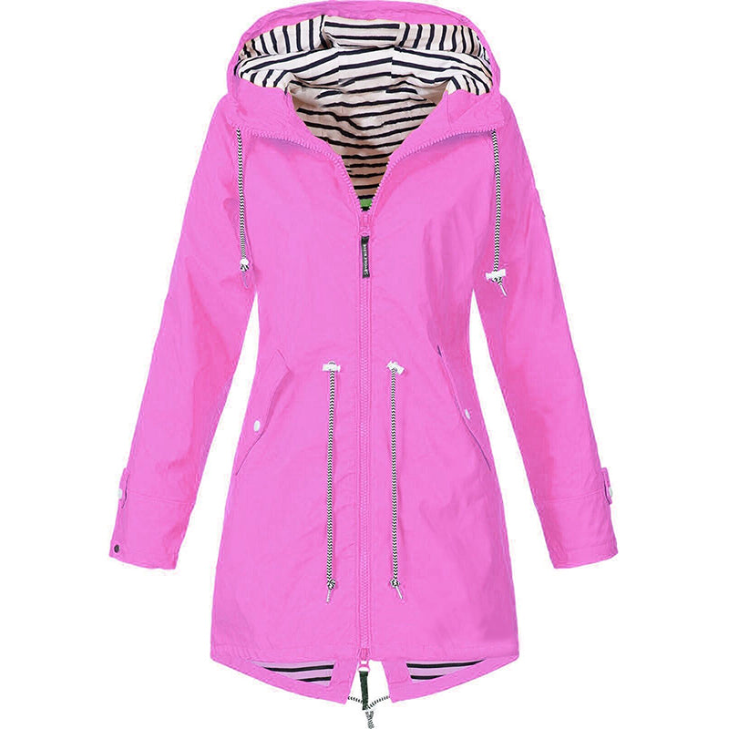 Fleur | Damen-Hoodie-Jacke mit Kordelzug