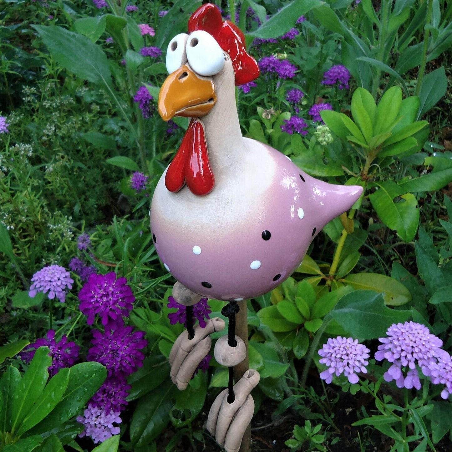 Chickorate | Verspielte Hühner-Gartendekoration