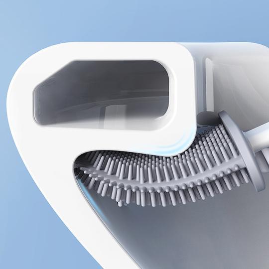 Revolutionäre Silikon-Flex-Toilettenbürste mit Halter