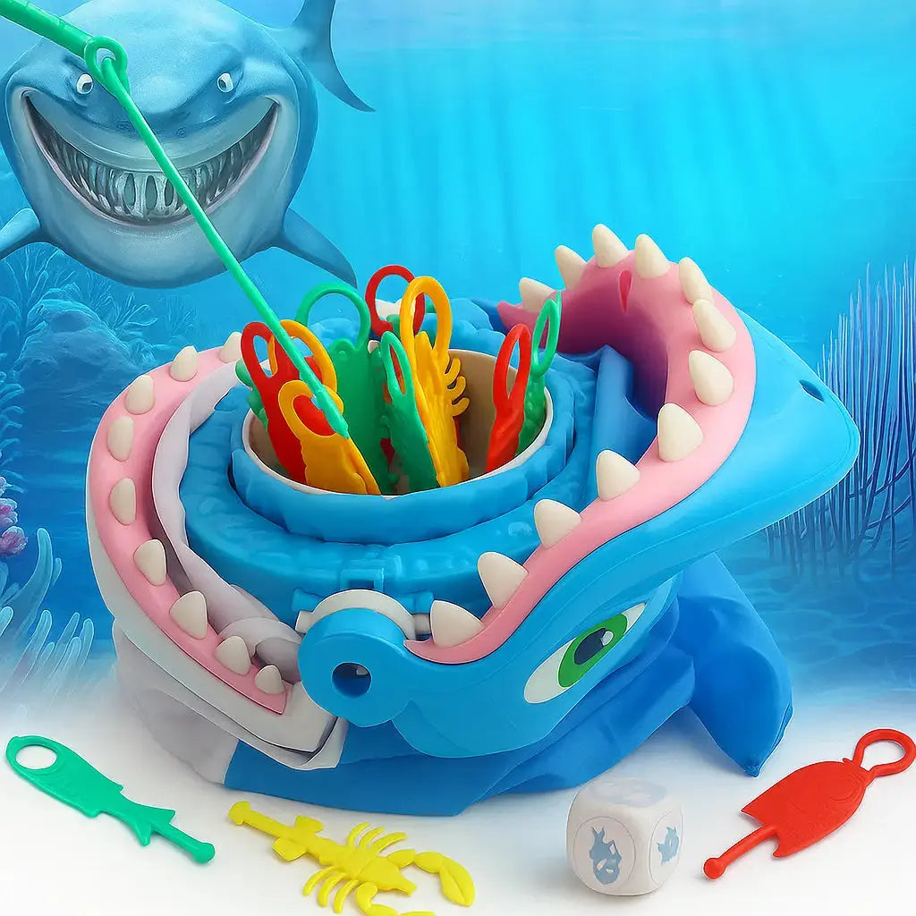 Hai-Schnappspiel mit Meeresfreunden – Partyspaß für Kinder & Erwachsene