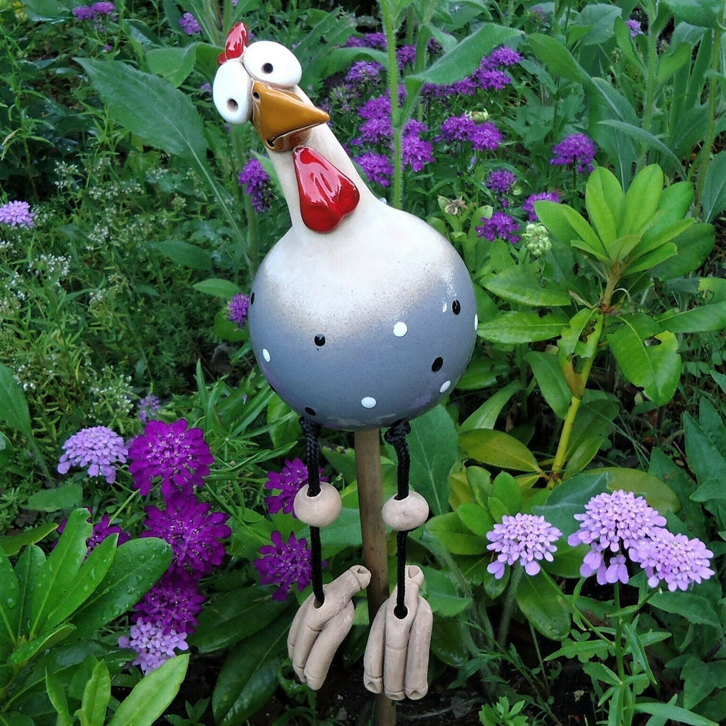 Chickorate | Verspielte Hühner-Gartendekoration
