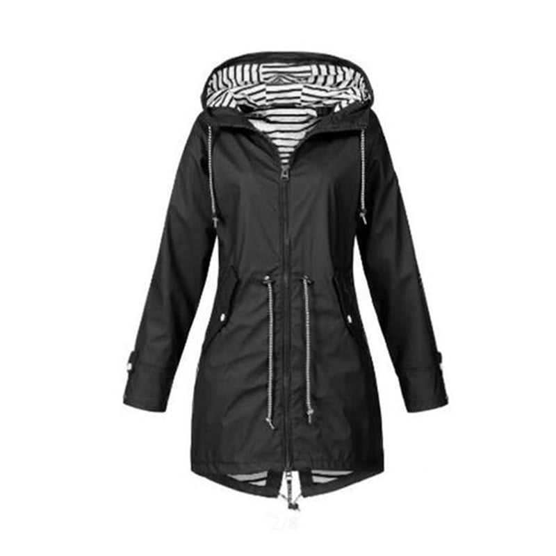 Fleur | Damen-Hoodie-Jacke mit Kordelzug