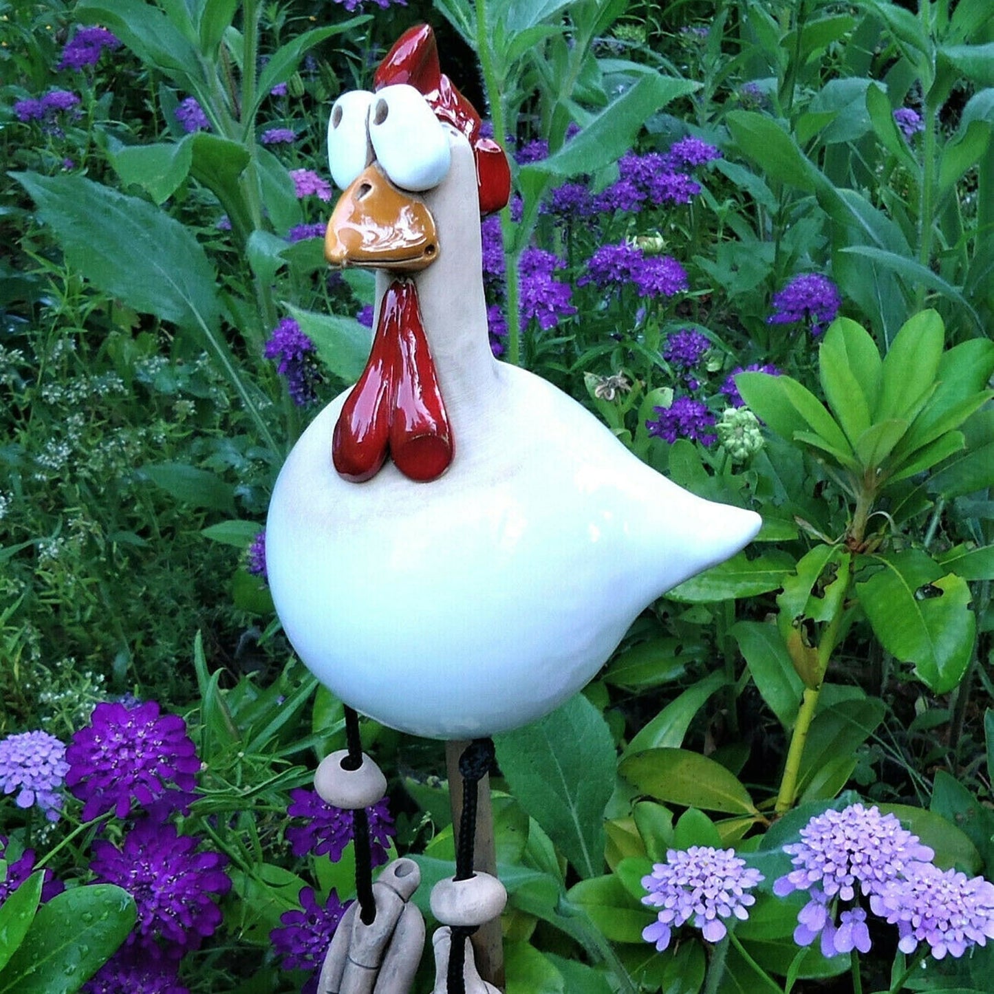 Chickorate | Verspielte Hühner-Gartendekoration