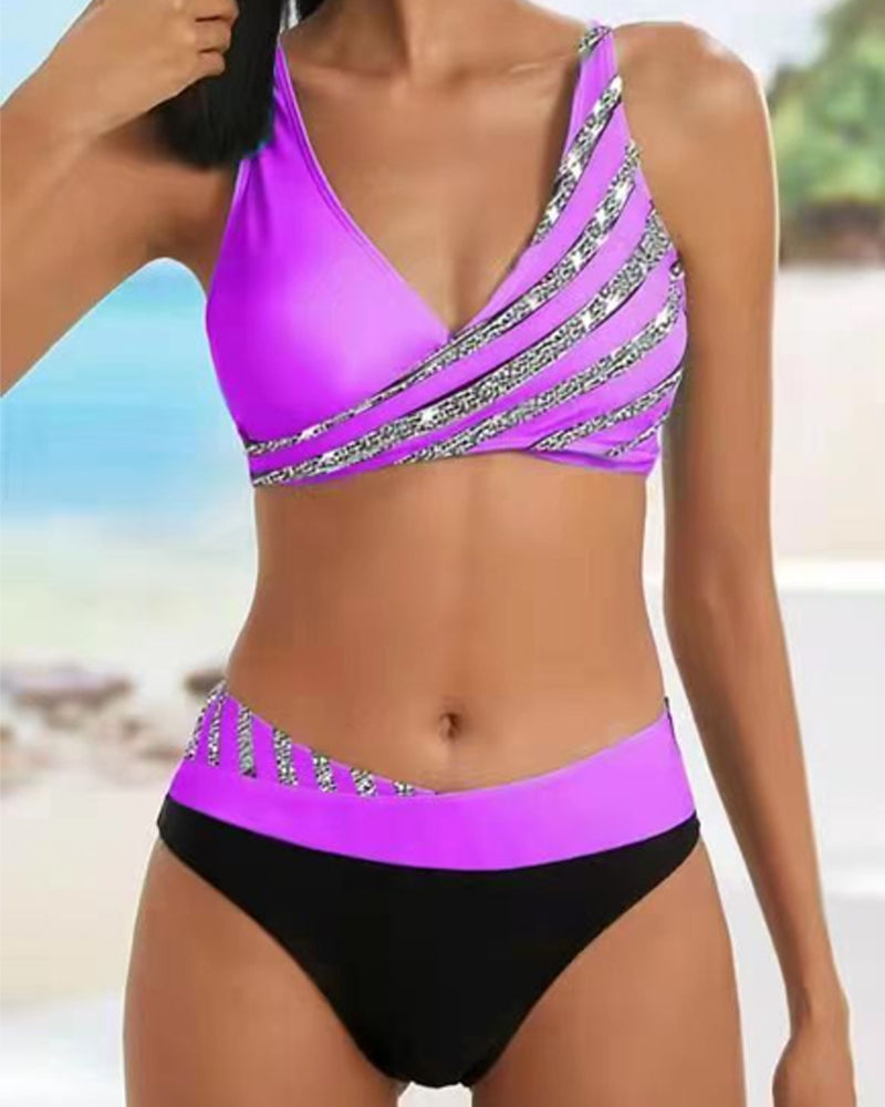 Mona – Bikini mit Warmen Farbtönen