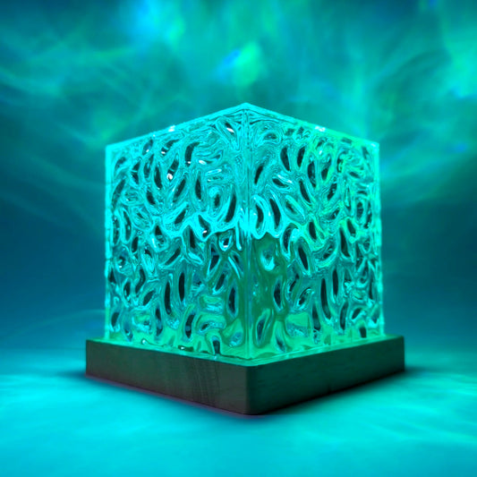 AuraGlanz | Nordlicht Projektor Cube für Schlafzimmer
