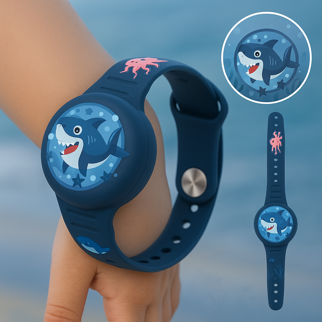 Kinder GPS Armband | Standortüberprüfungen für Ihre Sicherheit | Verstellbares Silikonarmband | KidLoca