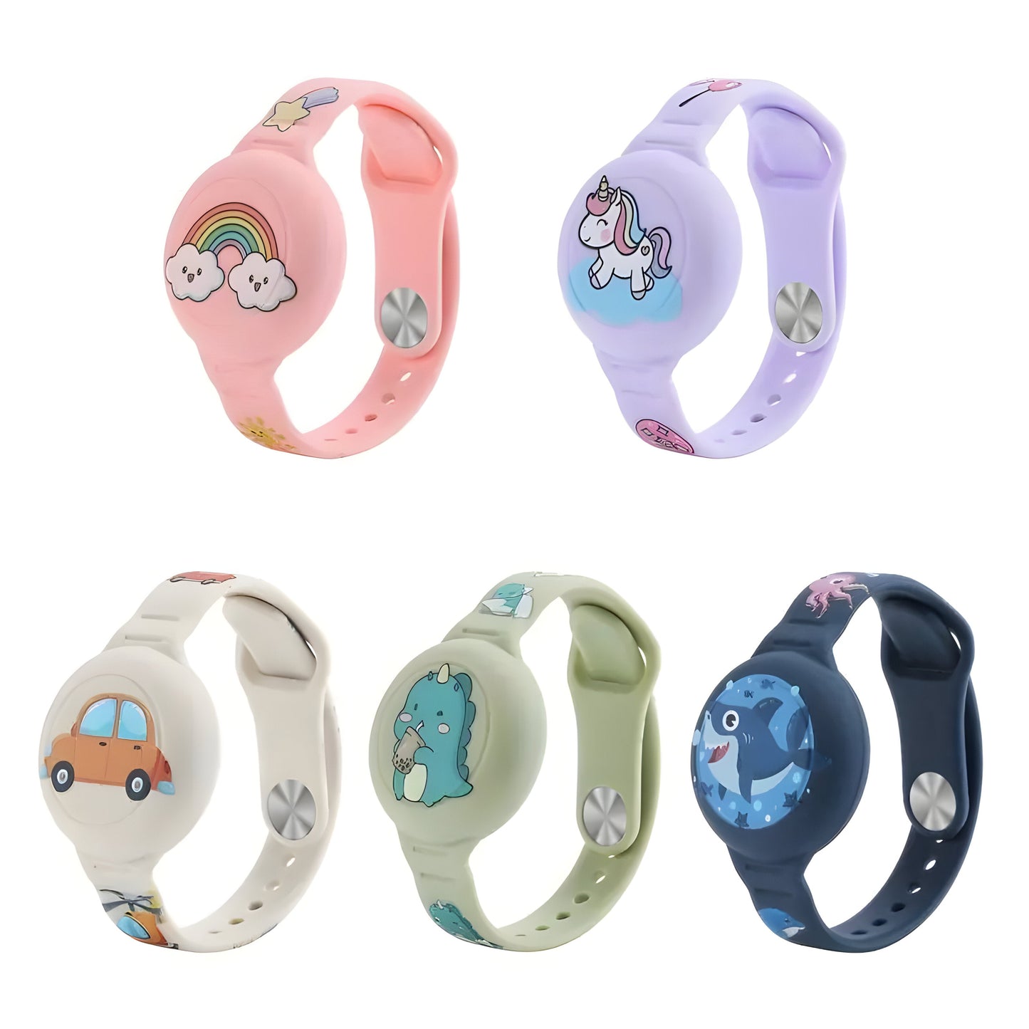 Kinder GPS Armband | Standortüberprüfungen für Ihre Sicherheit | Verstellbares Silikonarmband | KidLoca