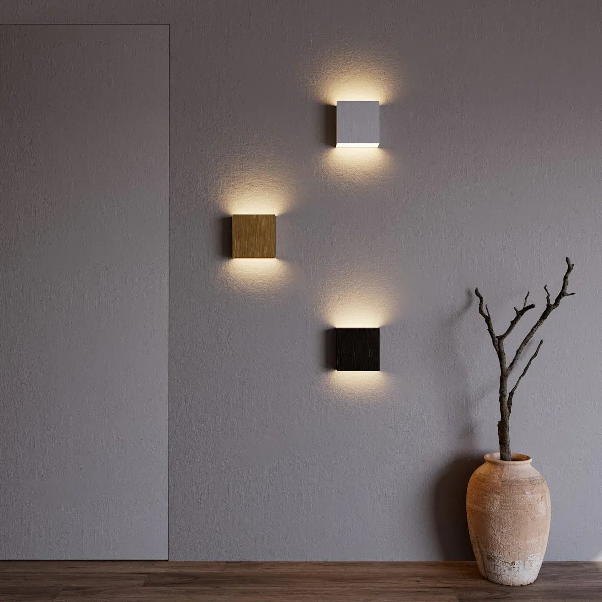 LED-Wandleuchte | Würfeldesign | Licht Nach Oben & Unten für Wandeffekt | CubeGlow
