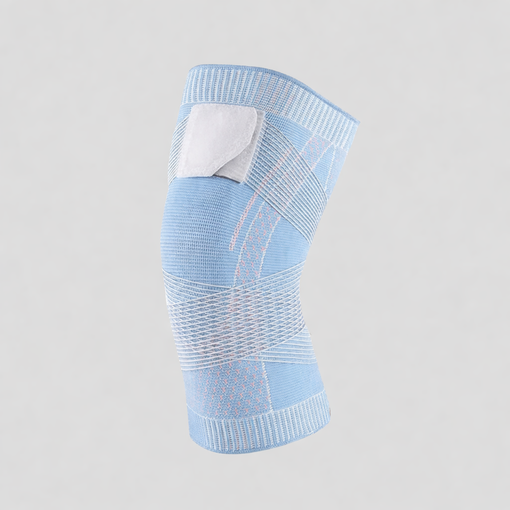 Knieschmerzen | Sofortige Unterstützung | Kompressionsbandage mit Stabilisierung | KneeRelief