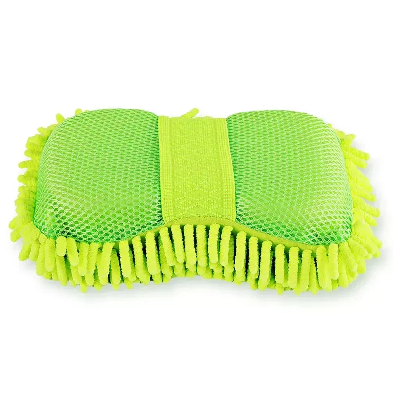 Mikrofaser Auto Waschset | Weiche Fusselfreie Reinigung | Schwamm, Handschuhe & Bürsten | Lackfreundlich
