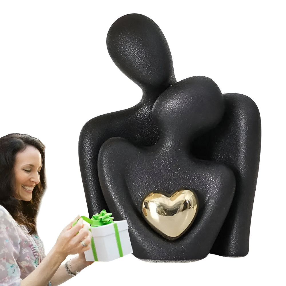 Minimalistische Paarfigur aus Keramik – Deko für Nähe und Harmonie