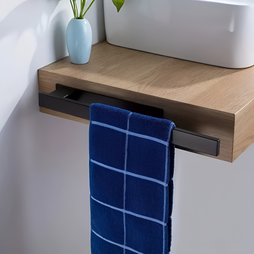 Handtuchhalter | Selbstklebende Wandmontage | Edelstahl Feuchtigkeitsbeständig | BathLine