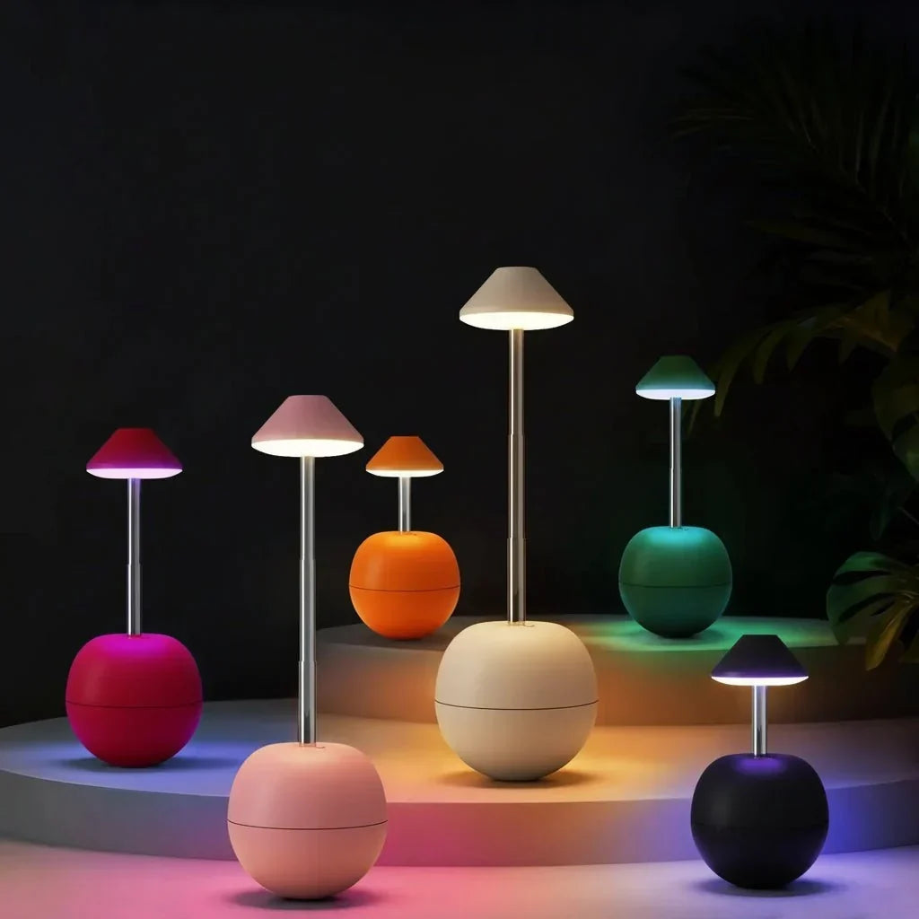 LED Nachttischlampe mit Fernbedienung und USB-Ladefunktion