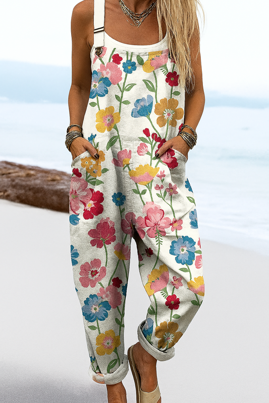 Naomie | Künstlerischer Overall-Jumpsuit