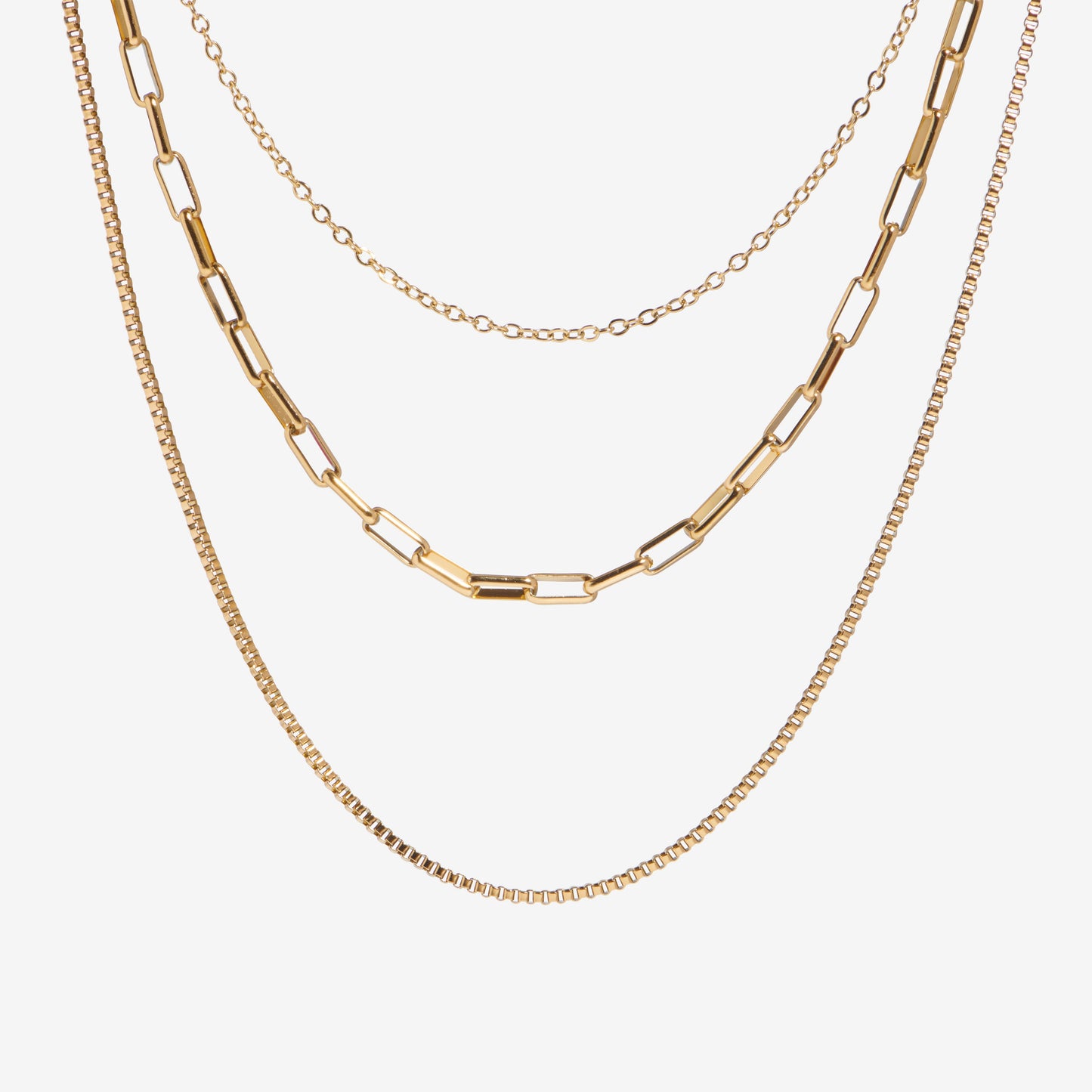ORION - Geformte dreilagige Choker-Halskette