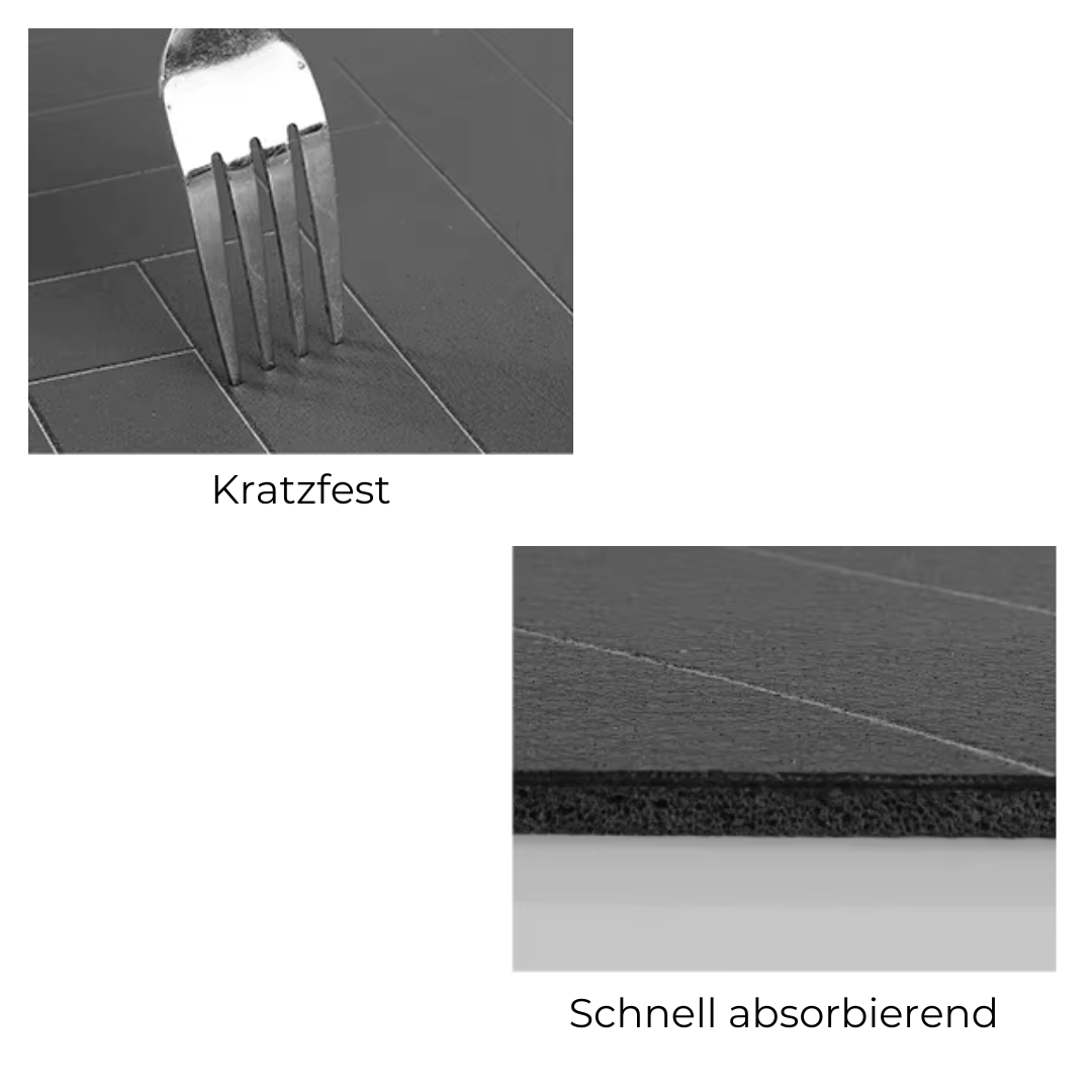 Rutschfeste Futtermatte für Haustiere