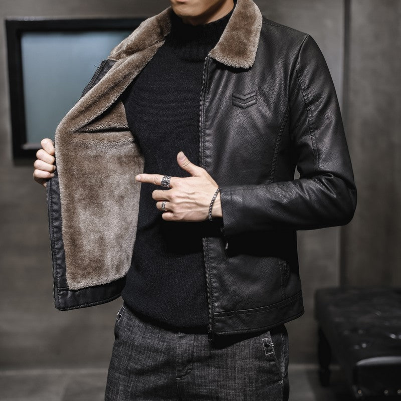 Herren Langarm-Jacke mit Taschen