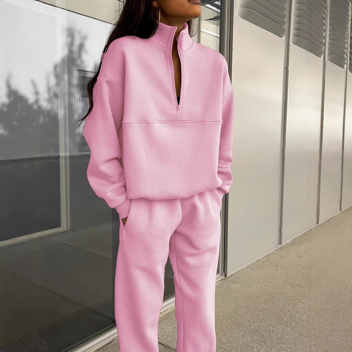 Damen Oversized Zweiteiliges Set