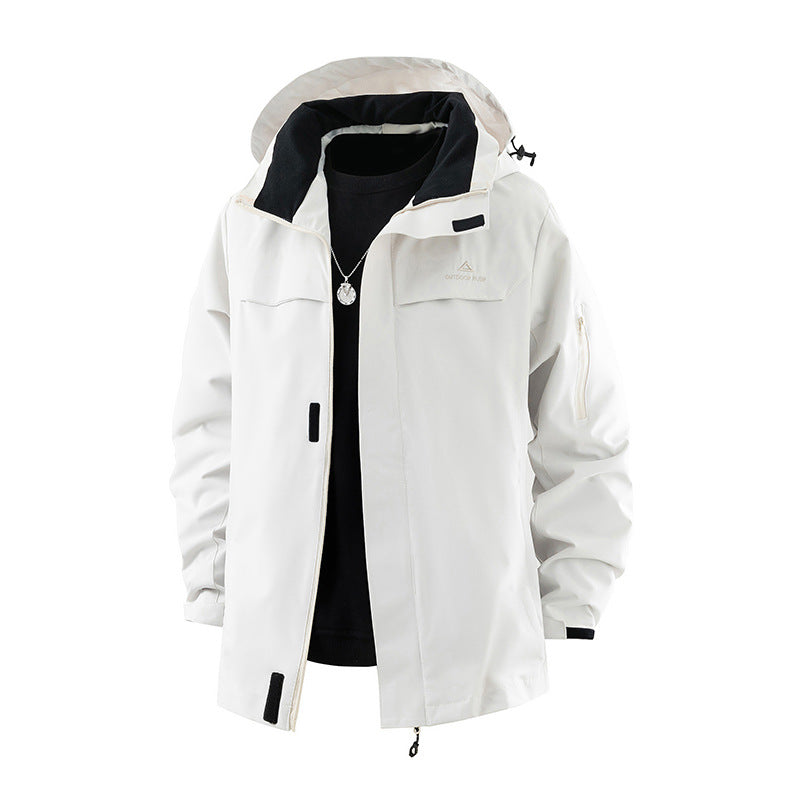 Damen Jacke mit Kapuze, Kordelzug und Taschen
