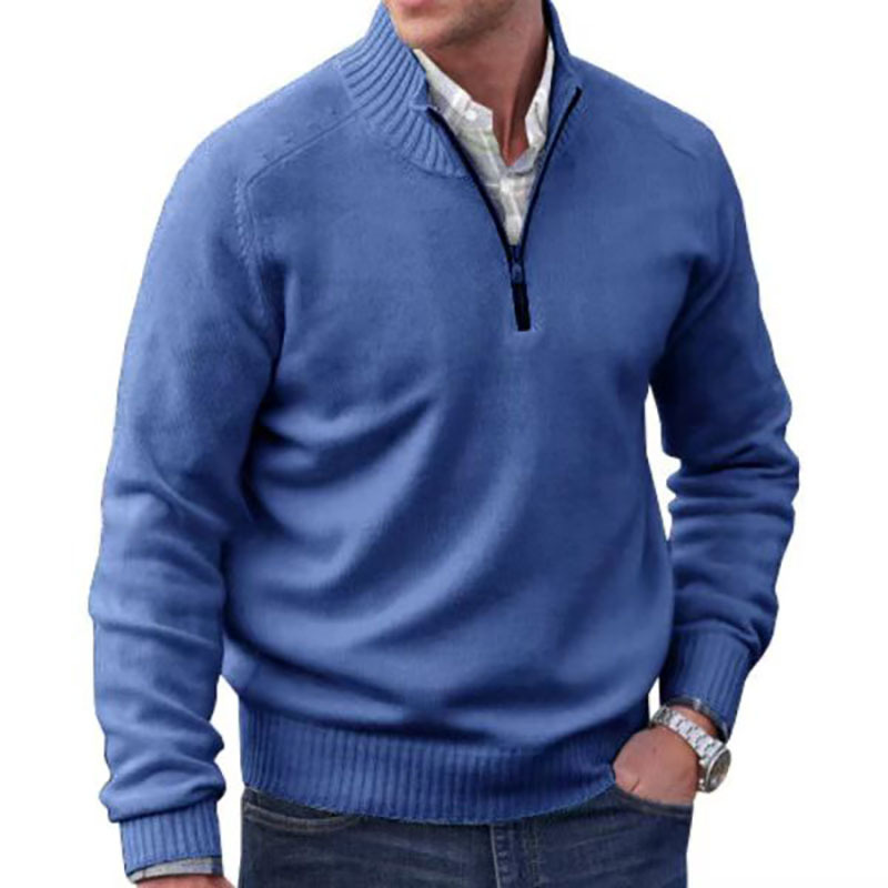 Niko | Klassischer Pullover mit Reißverschluss