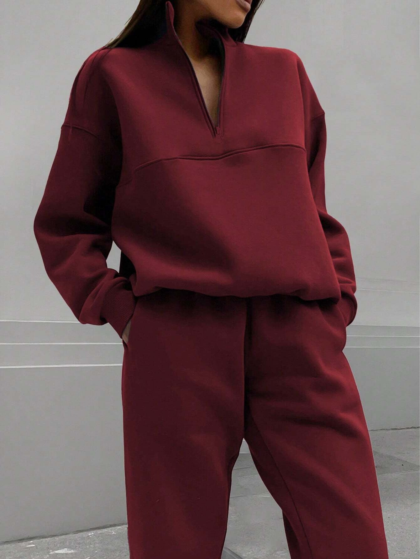 Damen Oversized Zweiteiliges Set