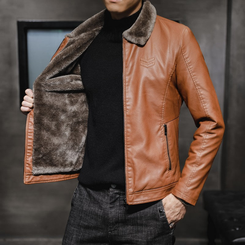 Herren Langarm-Jacke mit Taschen