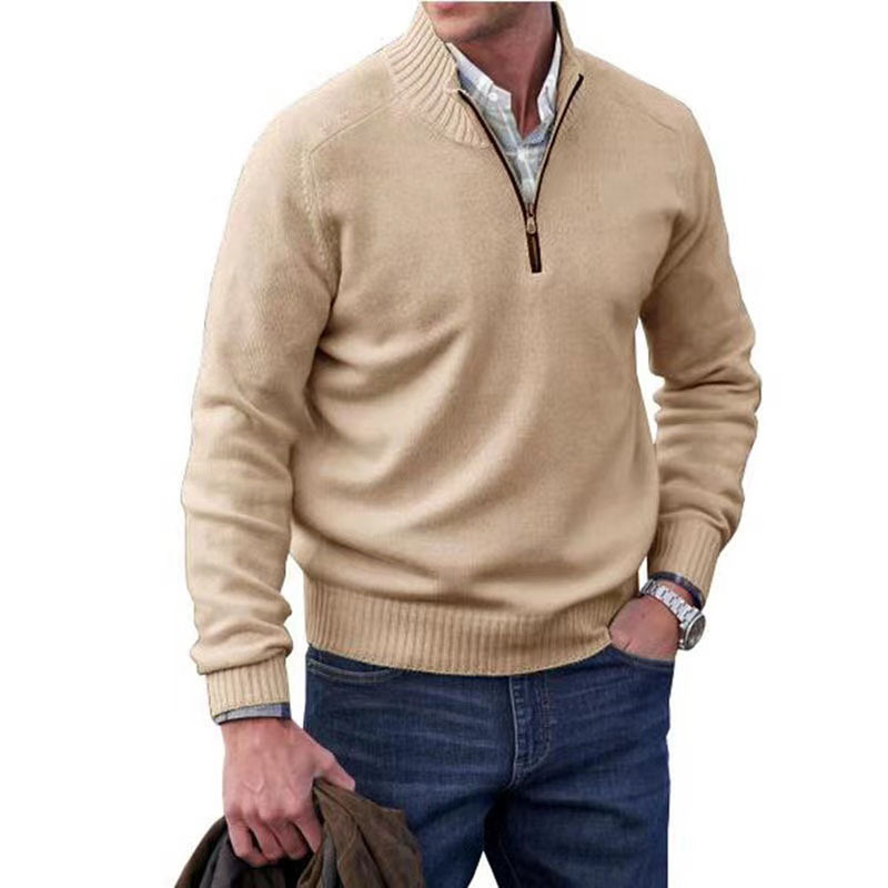 Niko | Klassischer Pullover mit Reißverschluss
