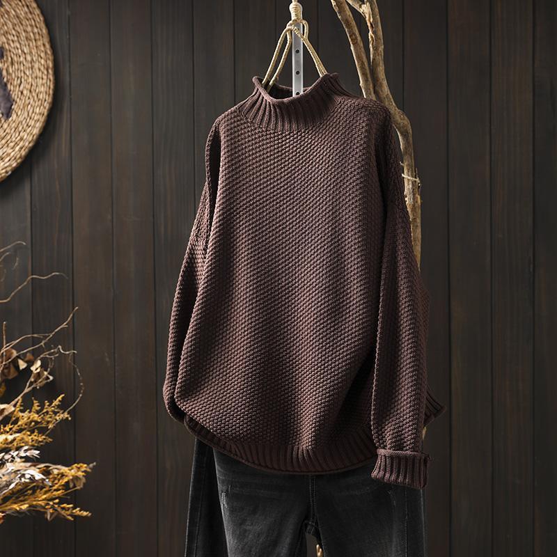 Charlene – Waffel Stricken Pullover