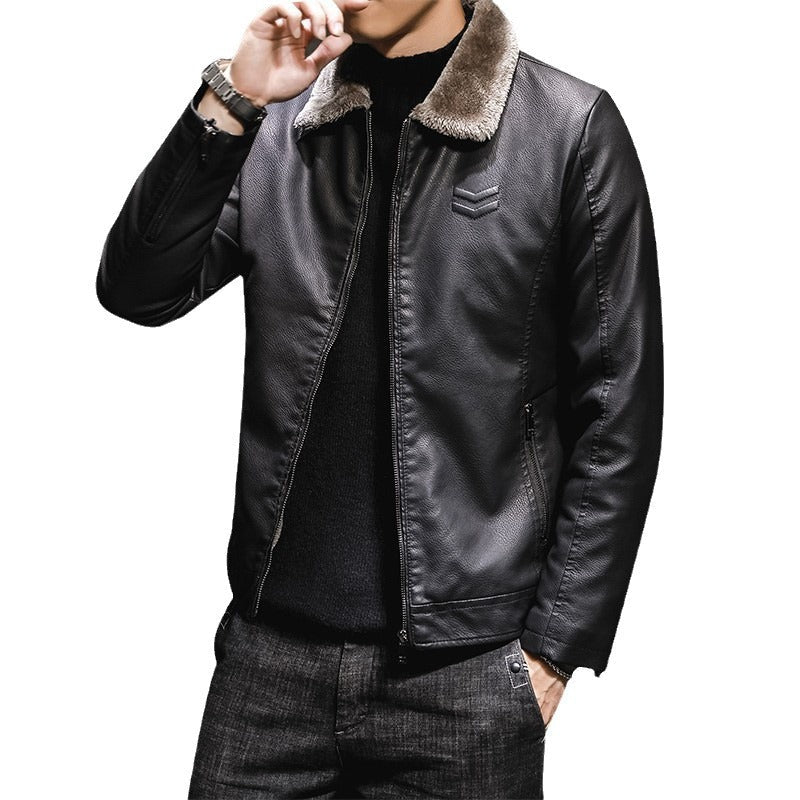 Herren Langarm-Jacke mit Taschen