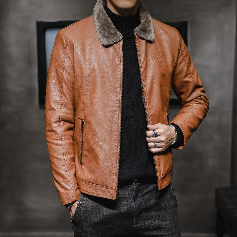 Herren Langarm-Jacke mit Taschen