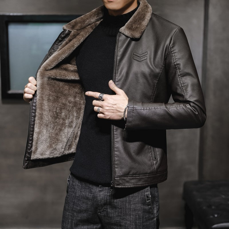 Herren Langarm-Jacke mit Taschen
