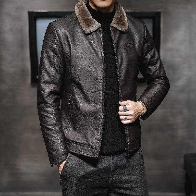Herren Langarm-Jacke mit Taschen