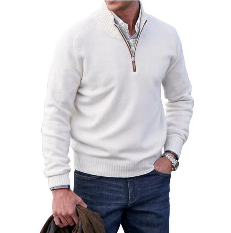 Niko | Klassischer Pullover mit Reißverschluss