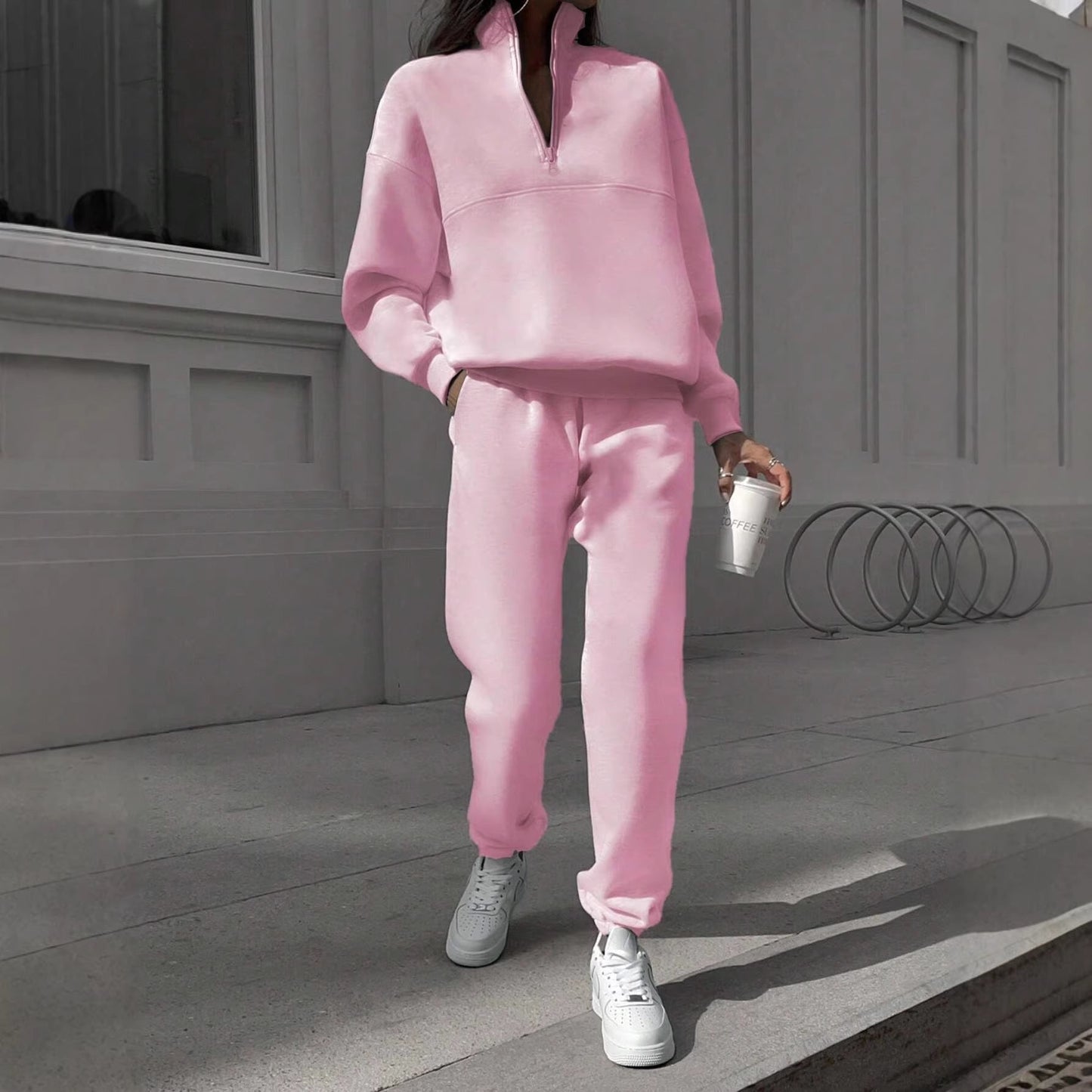 Damen Oversized Zweiteiliges Set