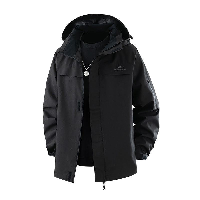 Damen Jacke mit Kapuze, Kordelzug und Taschen