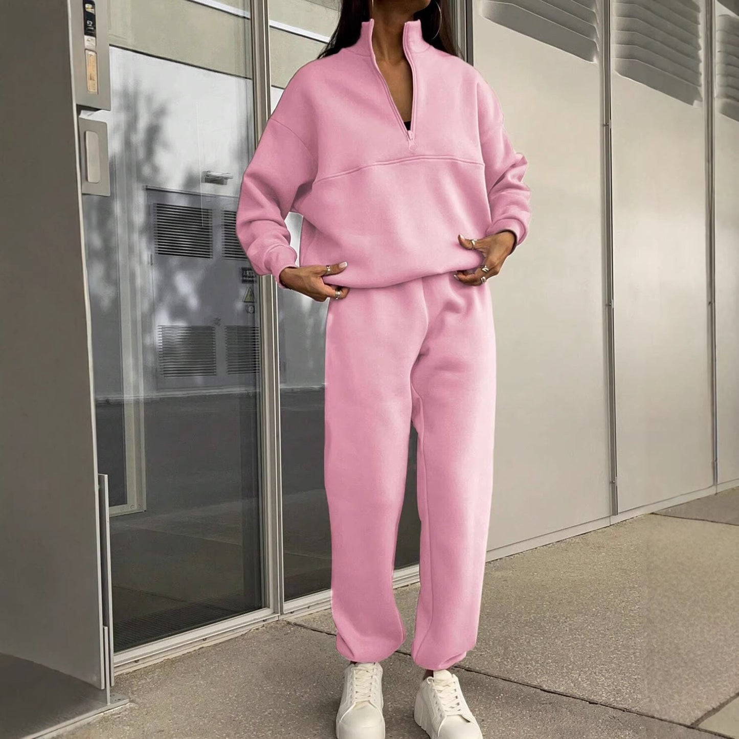Damen Oversized Zweiteiliges Set