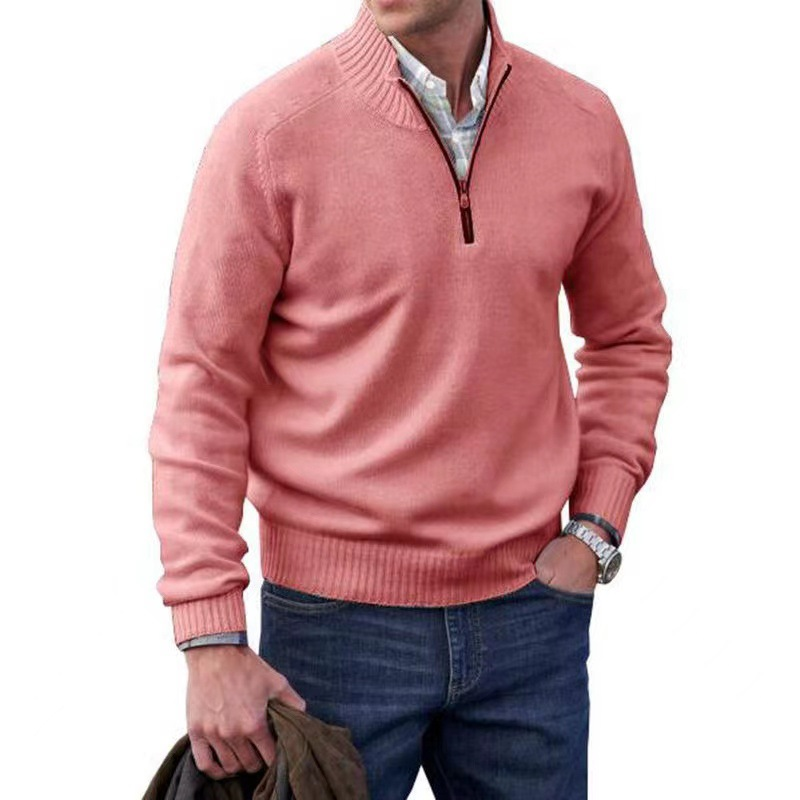Niko | Klassischer Pullover mit Reißverschluss