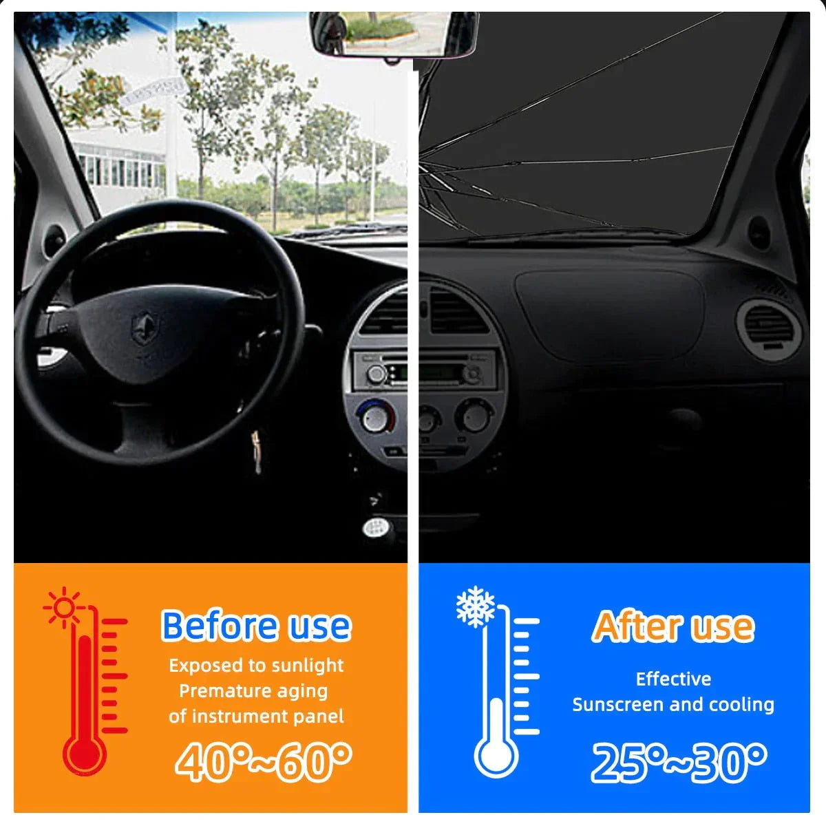 Car SunBrella | Schütz den Innenraum deines Fahrzeuges vor schädlichen UV-Strahlen und Sonnenschäden!