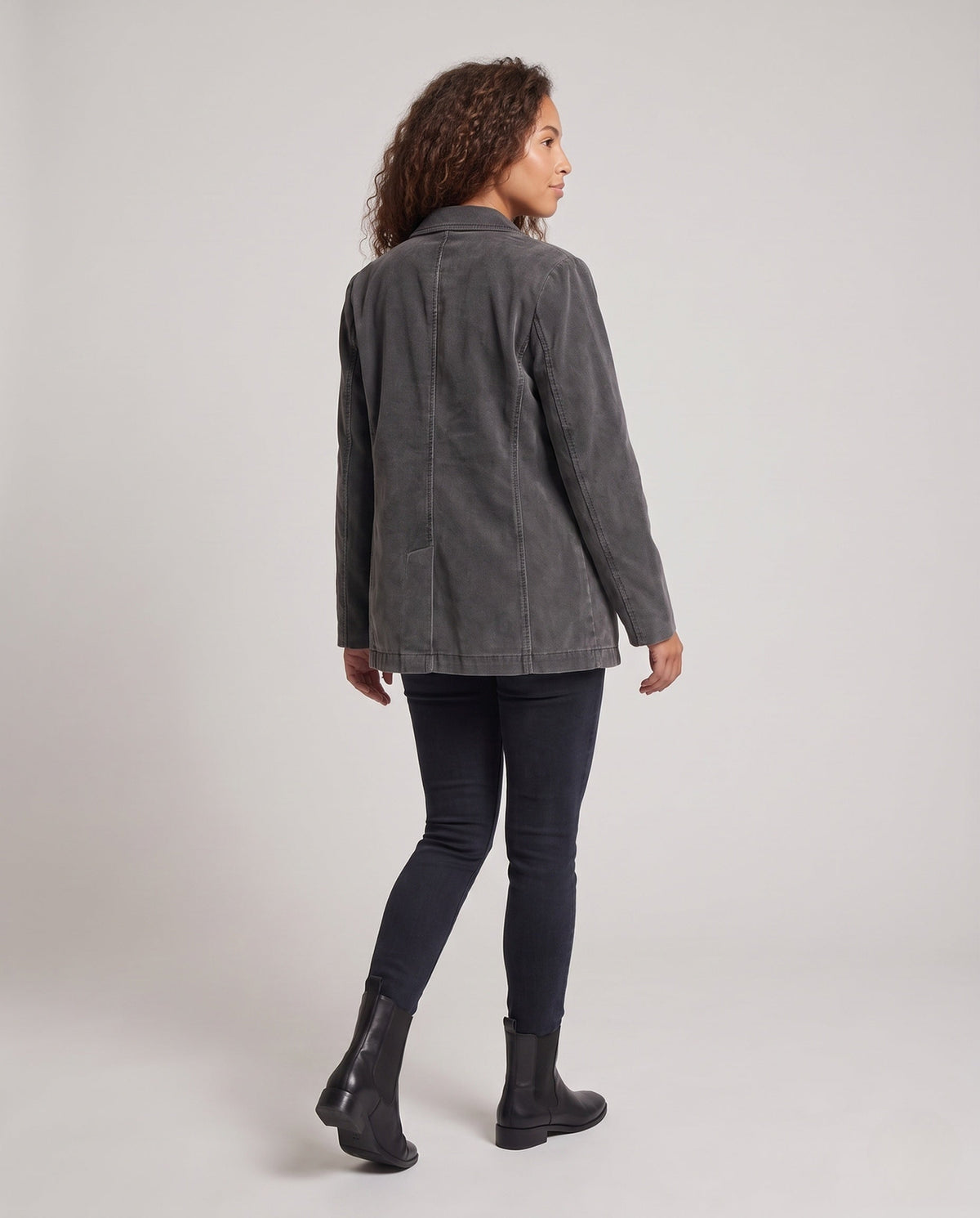 Damen Blazer mit Taschen und Reverskragen