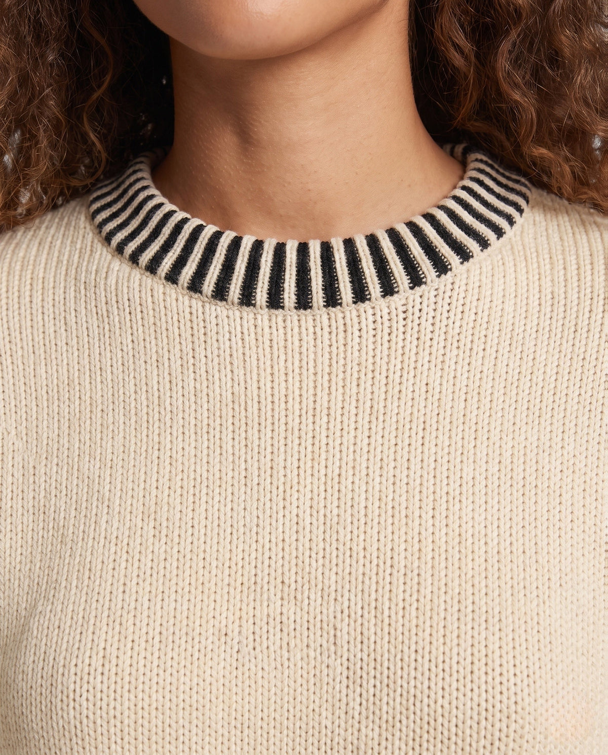 Damen Oversize Pullover mit Norwegermuster und gerippten Bündchen