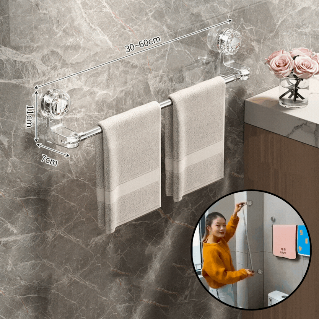 HomeFlex | Flexibler Handtuchhalter ohne Bohren