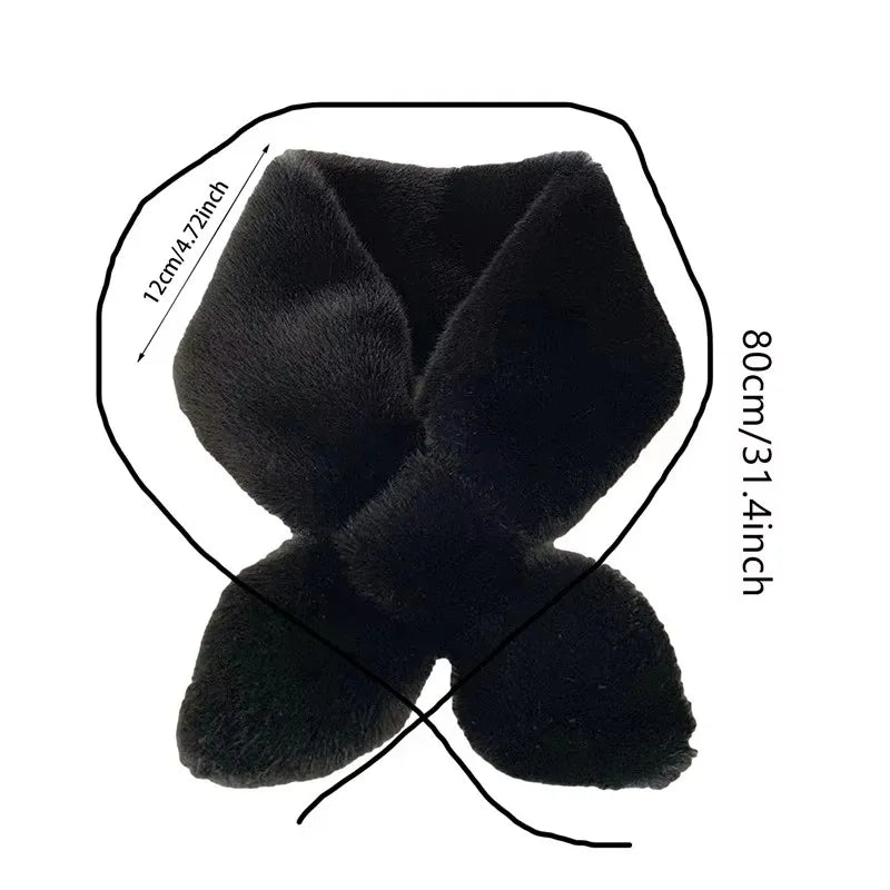 Veloura | Plüsch-Winterschal für Damen - 50% RABATT