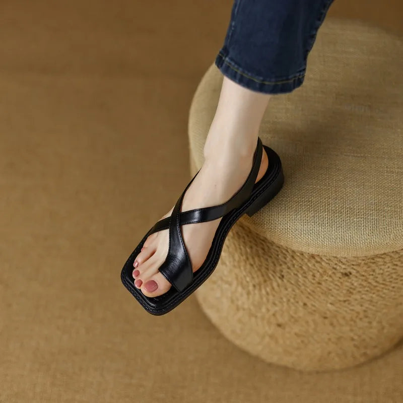 Vianne - Leder Sandalen
