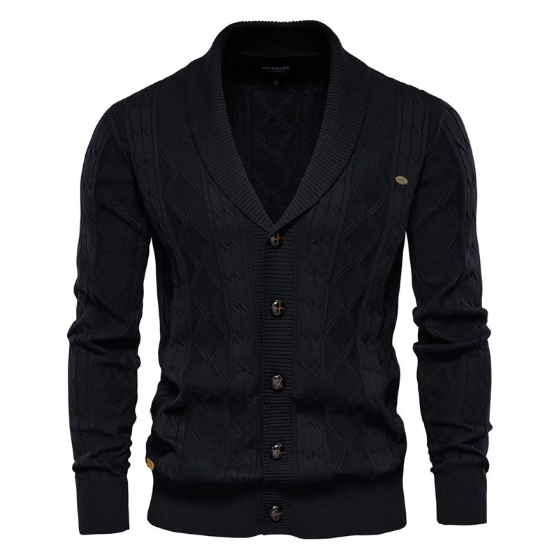 Waldemar | Herren Cardigan mit Knopfleiste