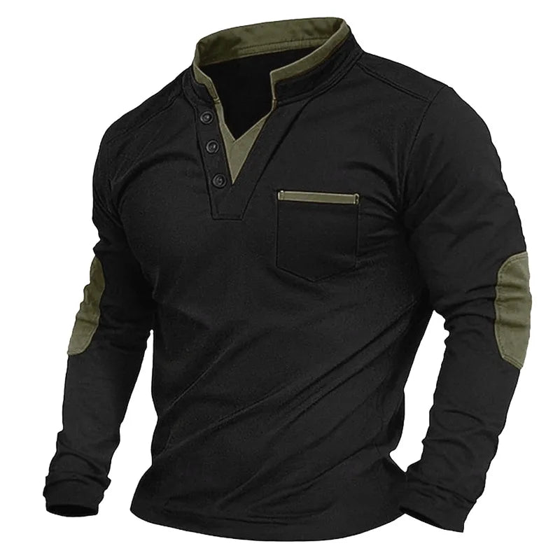 Jonathan | Elegantes Freizeit-Sweatshirt mit V-Ausschnitt