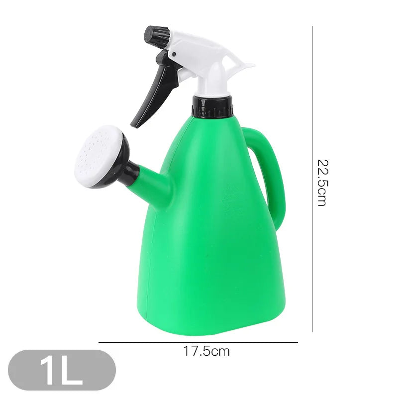 FloroPress | 1 L Gießkanne & Sprühflasche in Einem | Verstellbarer Wasserdruck | Für Zimmerpflanzen & Garten