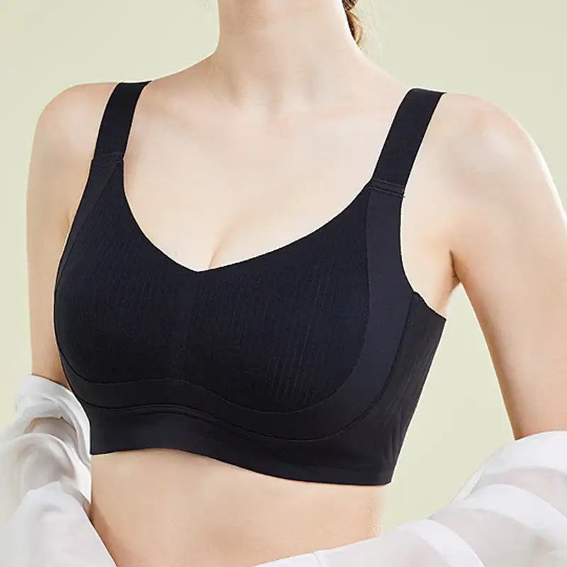 Drahtloser, nicht markierender, hautfreundlichear Push-Up-BH