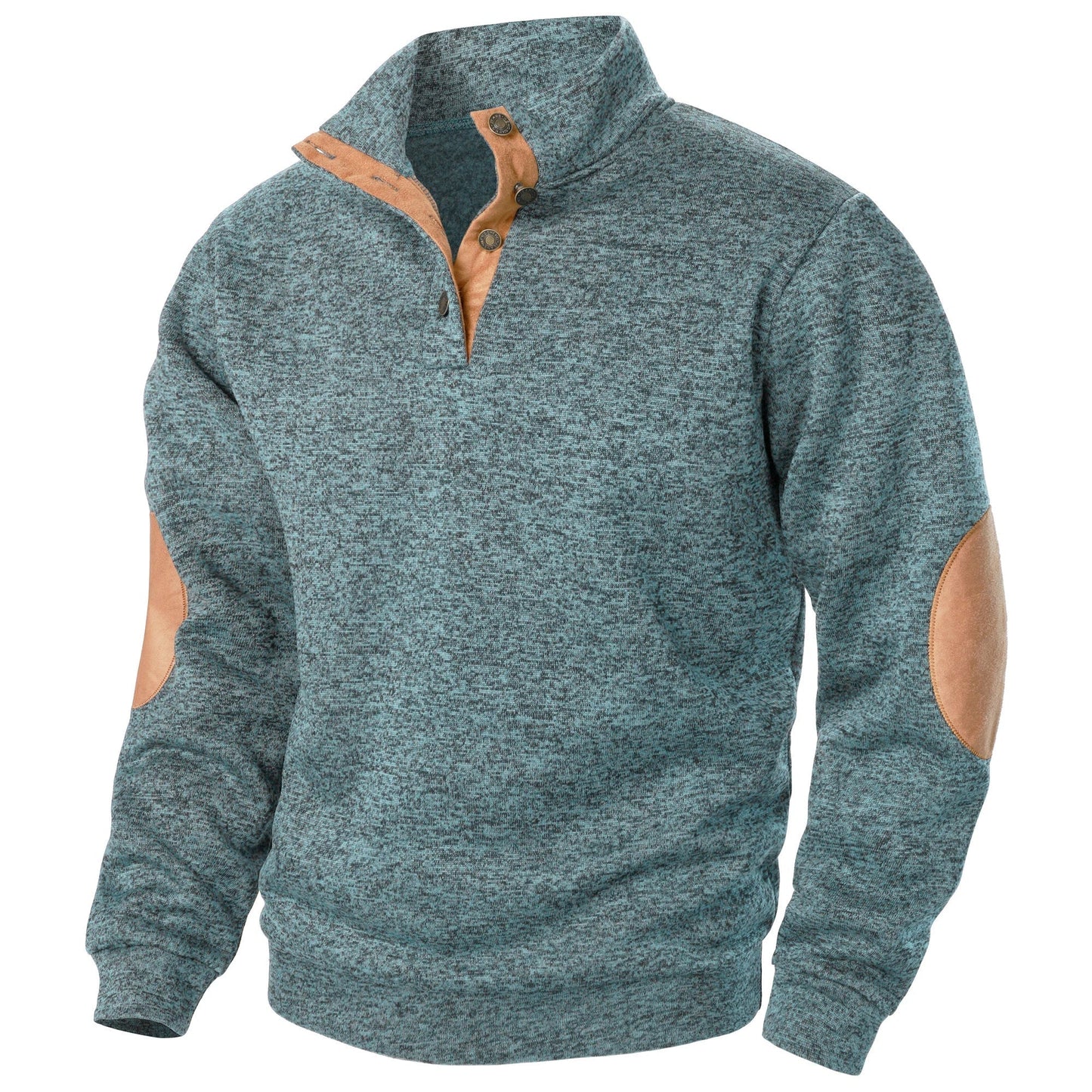Martin | Henley-Pullover mit Stehkragen